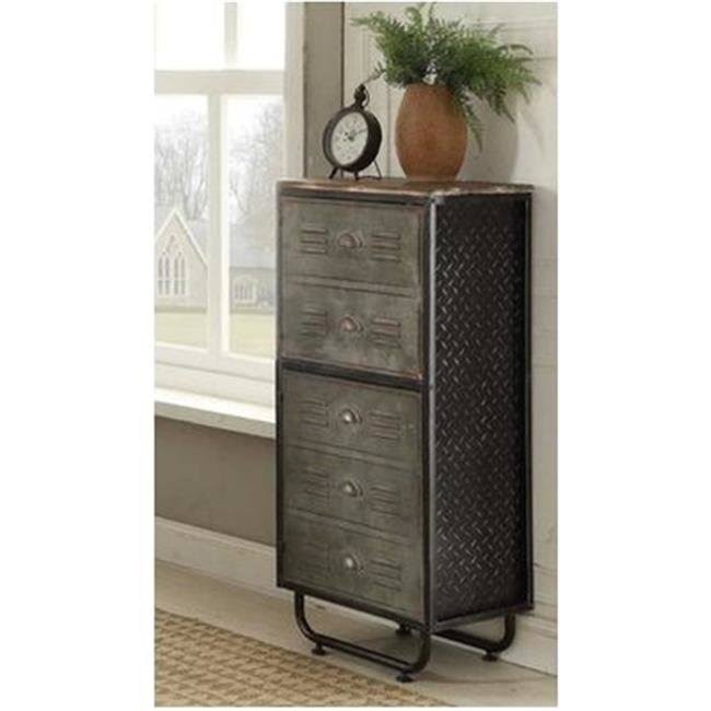 ComfortCorrect Locker Collection 2 Door Bookcase, Black u0026 Grey