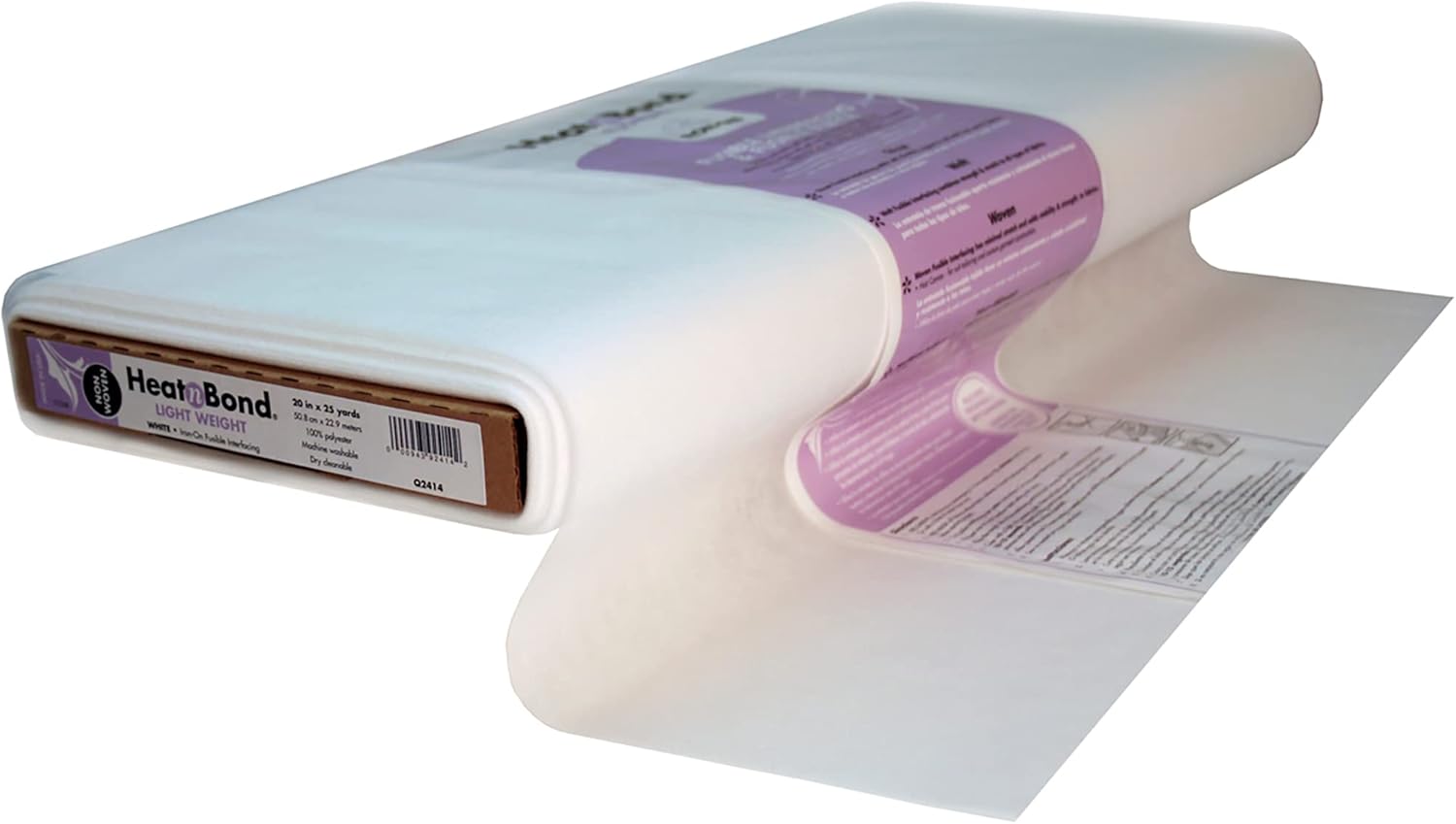 HeatnBond Fusible Interfacing Non-Woven Lightweight, 20