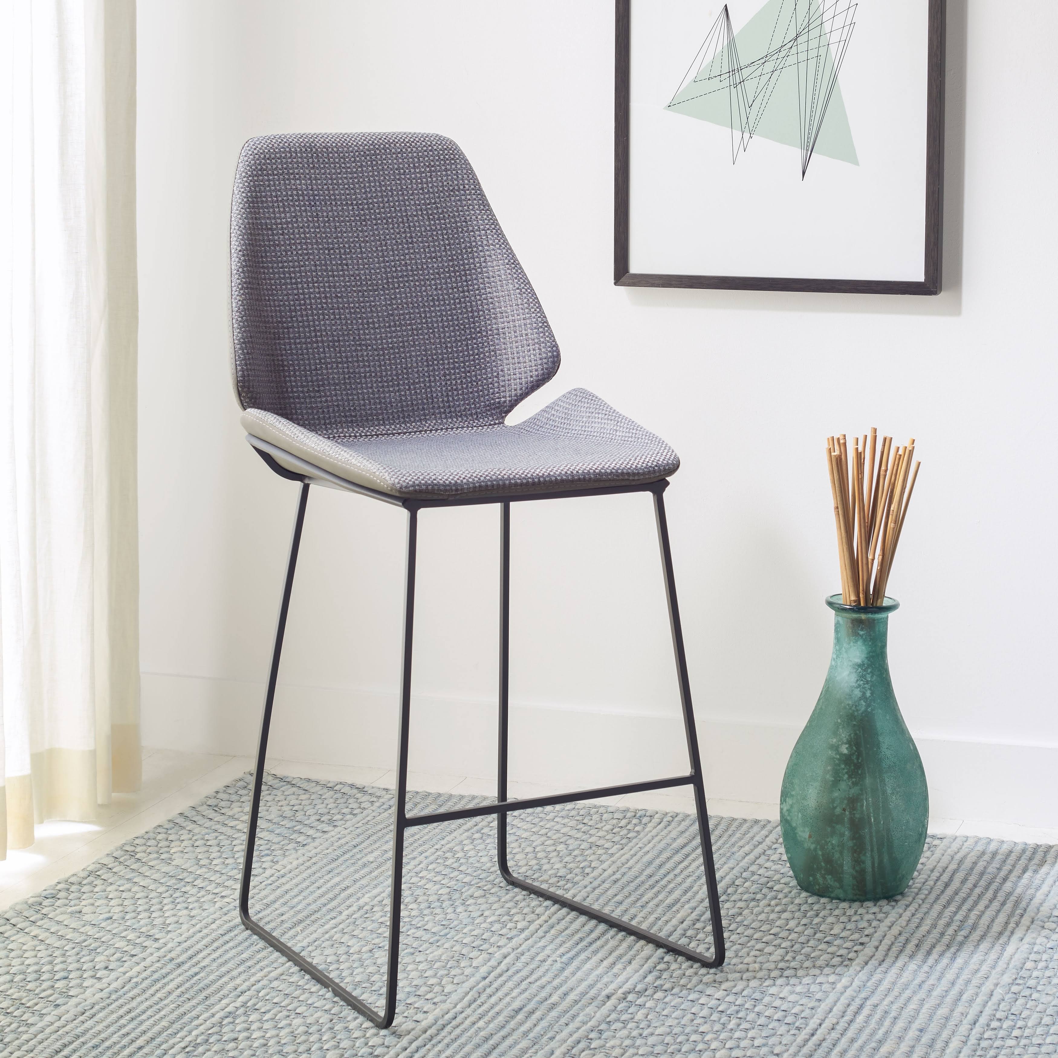 Safavieh Masami Counter Stool - Grey / Black