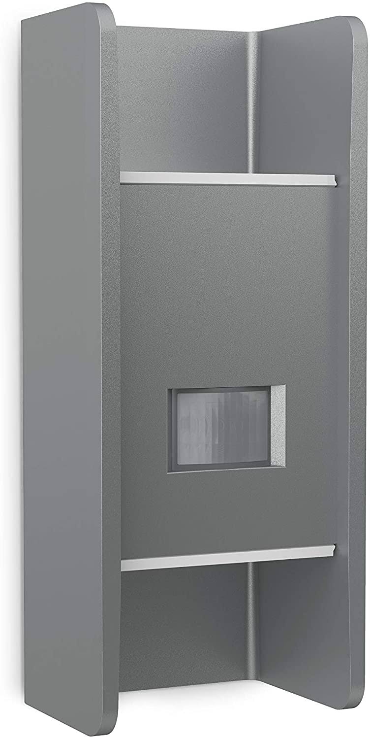 Steinel Outdoor Wall Light L 920 LED Anthracite, 10 W Up/Down Light, LED Wall Lamp, Motion Sensor, Aluminium