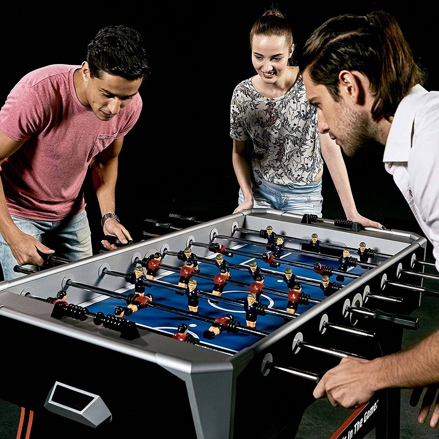 EA Sports 56x22 Foosball Table, Black/Red