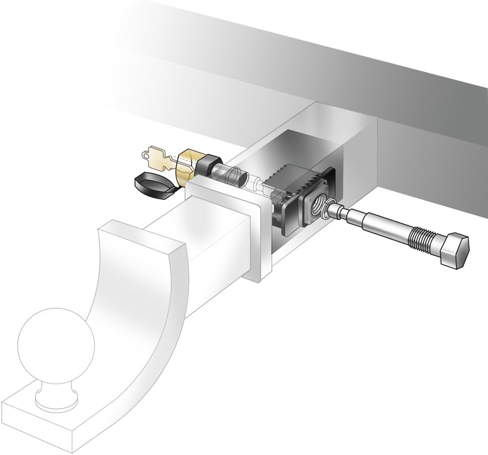 Softride Quiet Ride Locking Tightening Hitch Pin; Anti-Rattle for Receiver Hitches, Bike Racks, or Boat Trailers; Silence the 