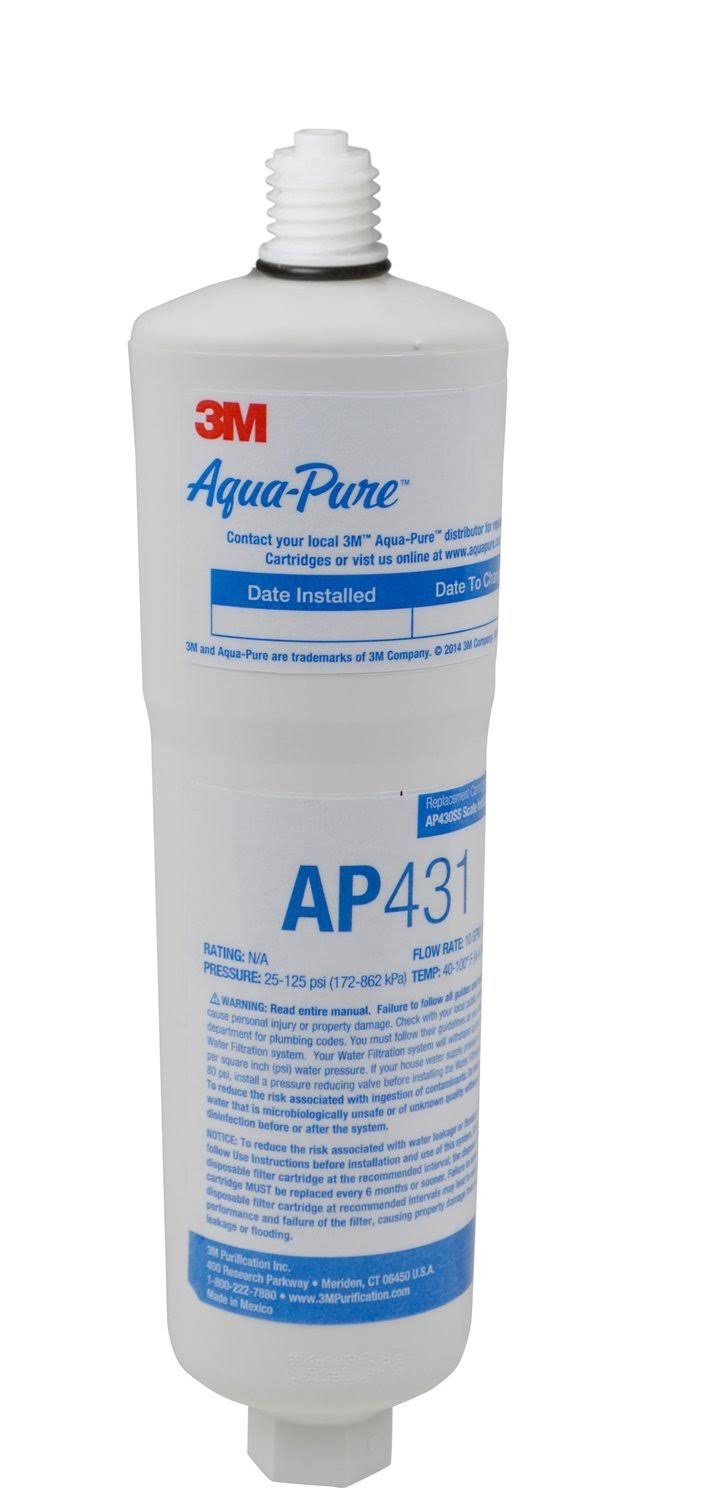 (Package of 2) 3M Cuno Aqua-Pure AP431 Hot Water Heater Scale INHIBITOR Filter