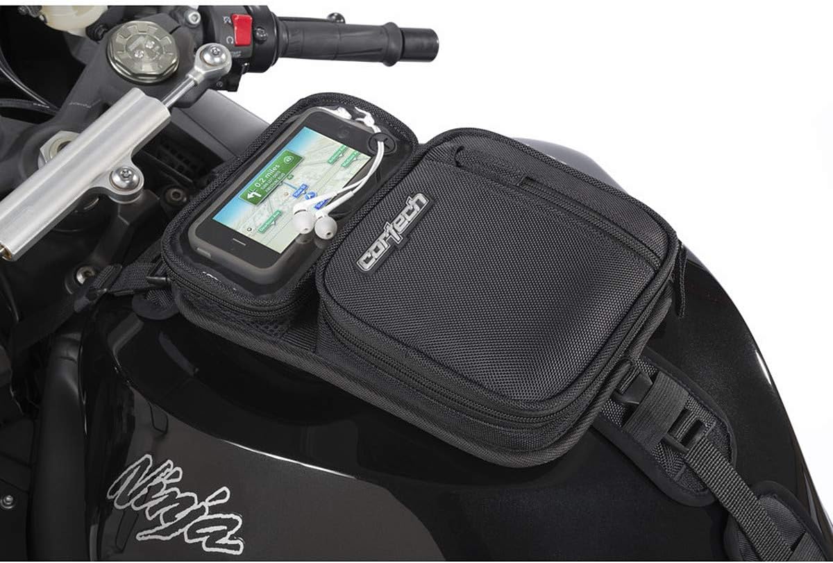 Cortech 8225-2405-00 Micro 2.0 Motorcycle Tank Bag, Black