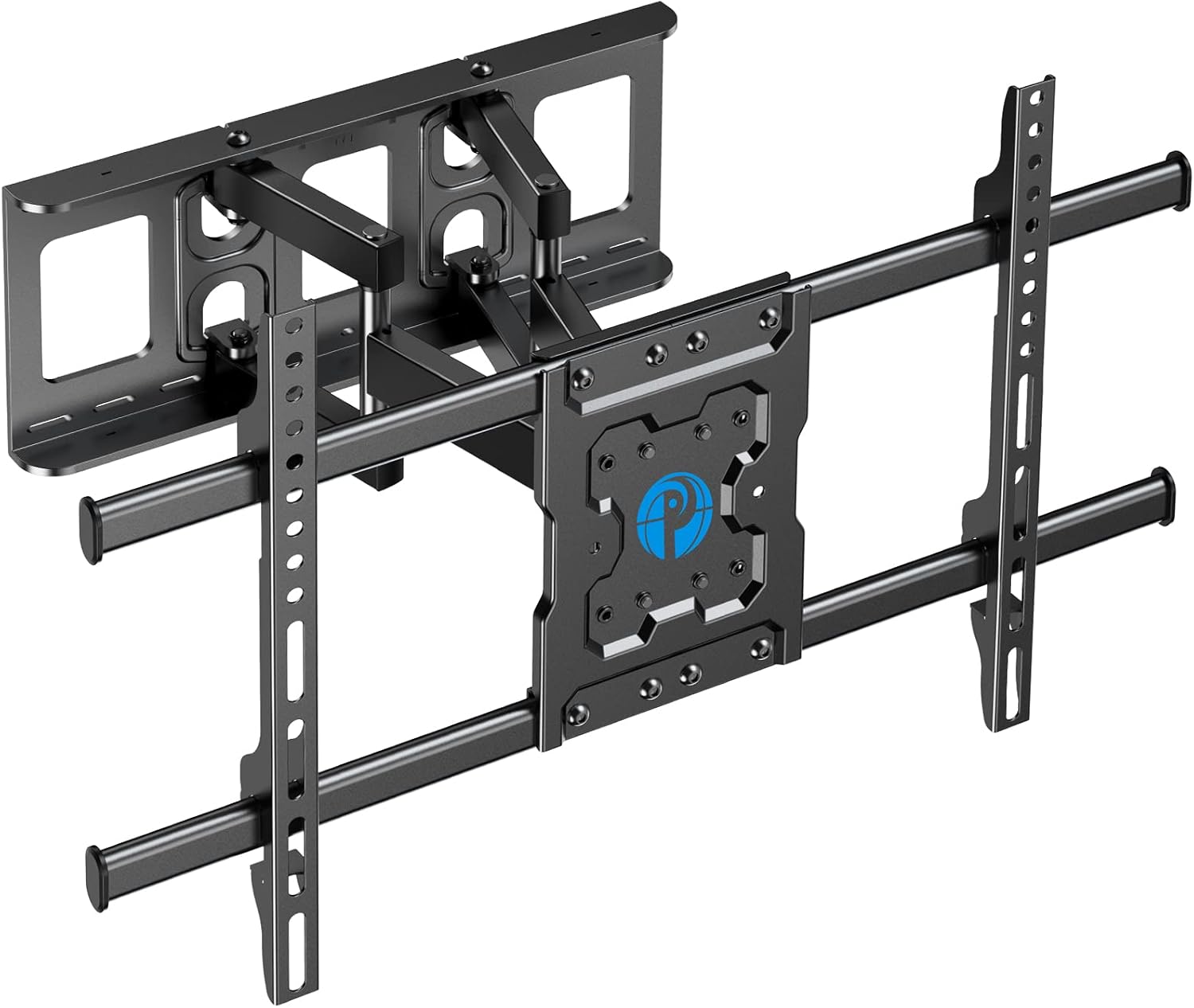 Pipishell TV Wall Mount Full Motion for Most 37-75 Inch LED LCD OLED Flat Curved Screen, Wall Bracket TV Mount with Articulating Arms Swivel Tilt Leveling Holds up to 132lbs Max VESA 600x400mm Pack of 2