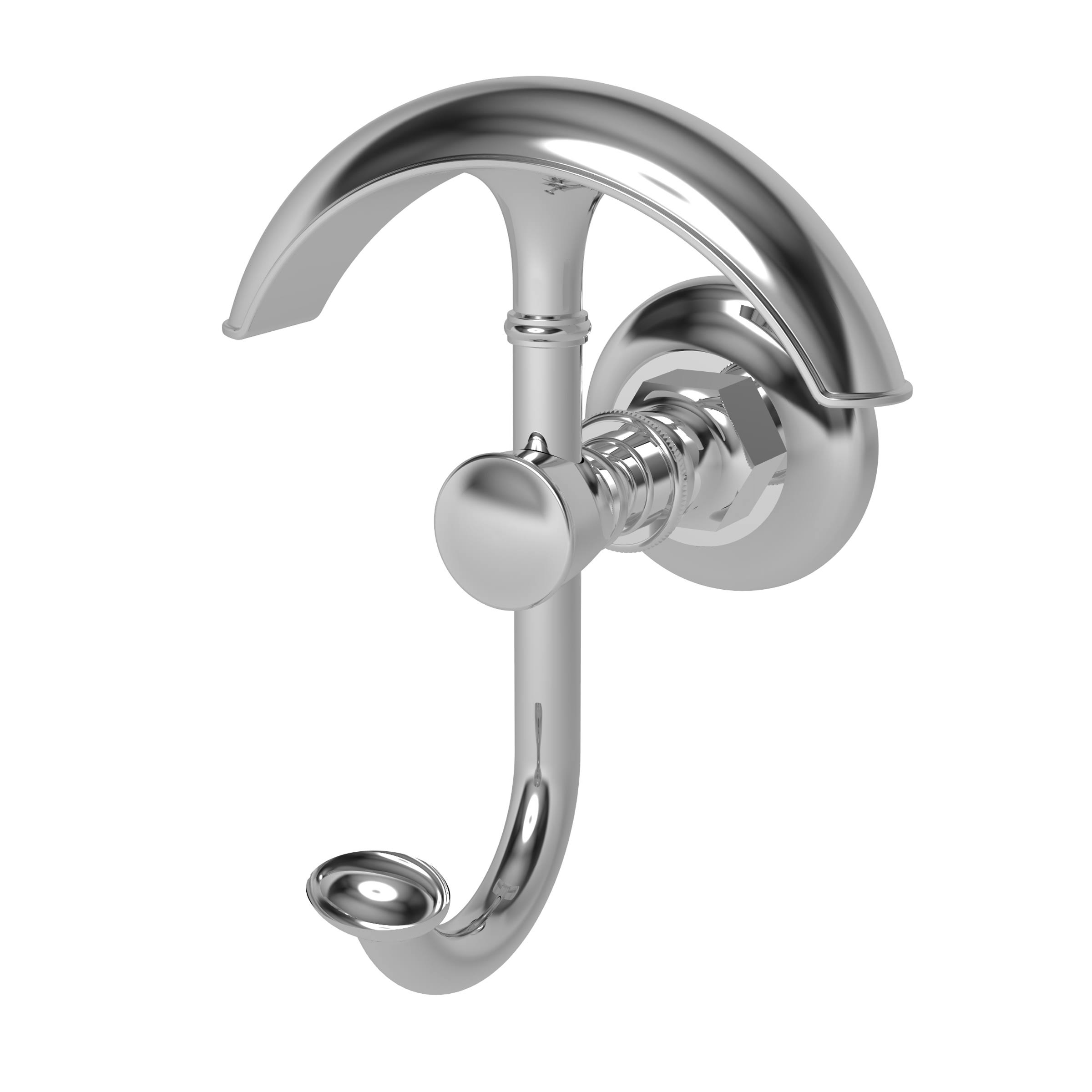 Newport Brass 40-13/54 Double Robe Hook, Gloss Black