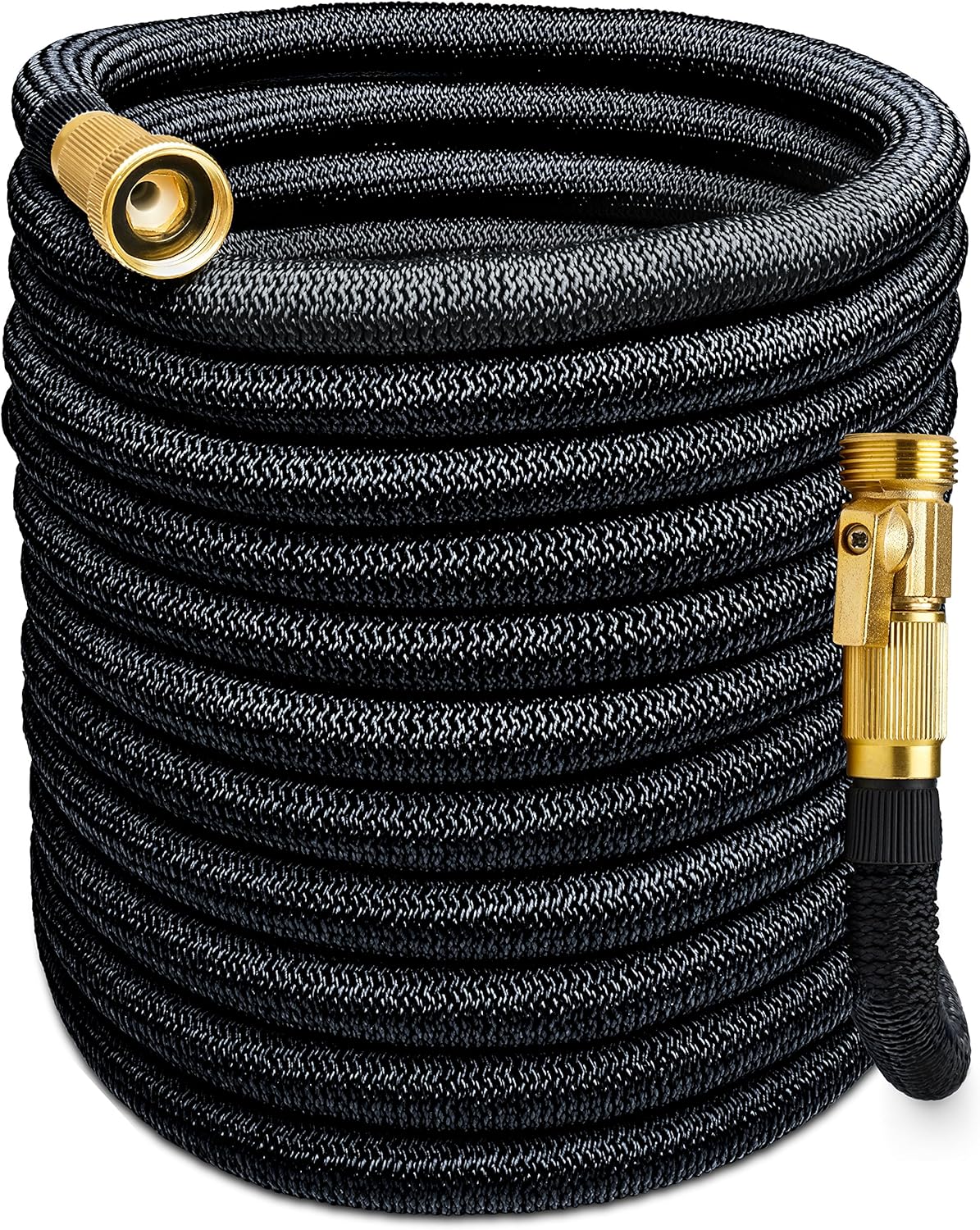 Morvat Expandable Garden Hose Water Pipe Garden Hose Sprayer Flex Hose-Lightweight No-Kink Flexible Collapsible Hose Premium Fabric 5500D 3/4