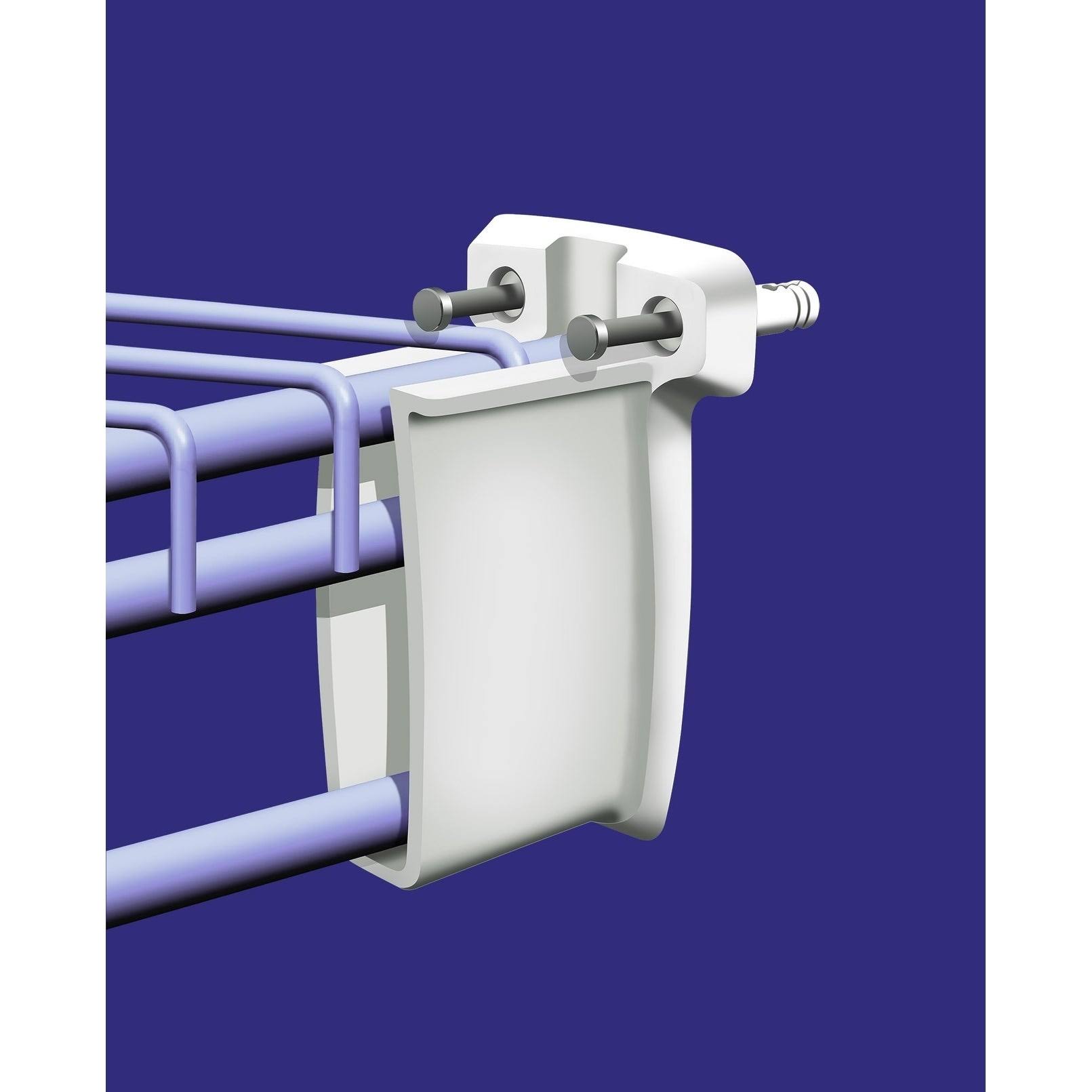 ClosetMaid Fixed Mount Wire Shelving Side Wall Bracket 500 Pack