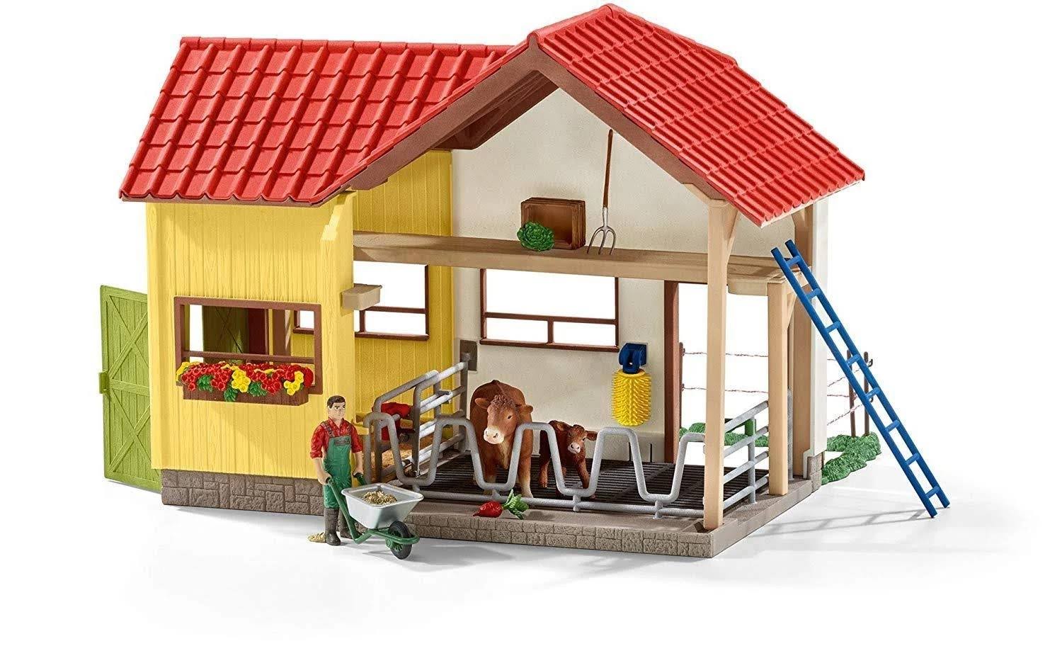Schleich Barn with Animals and Accessories