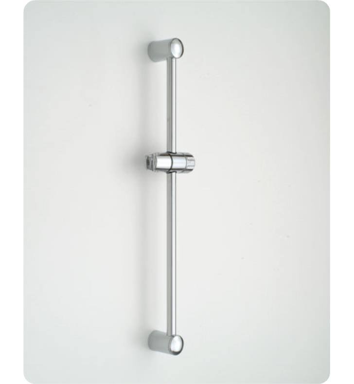Jaclo 3524-SC Adjustable Height and Angle Wall Bar, Satin Chrome