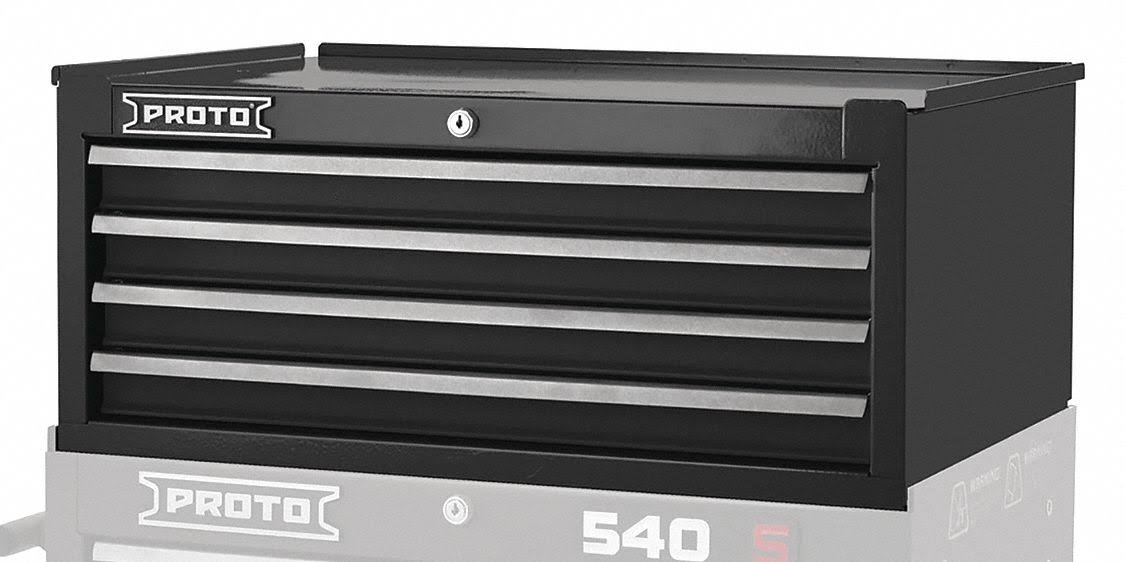 Proto J542710-4Bk-Ic Intermediate Chest,black,27 In.w,10 in.H