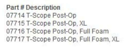 T-Scope ROM Post Op Hinged Knee Brace, Universal Standard w/Full Foam Padding