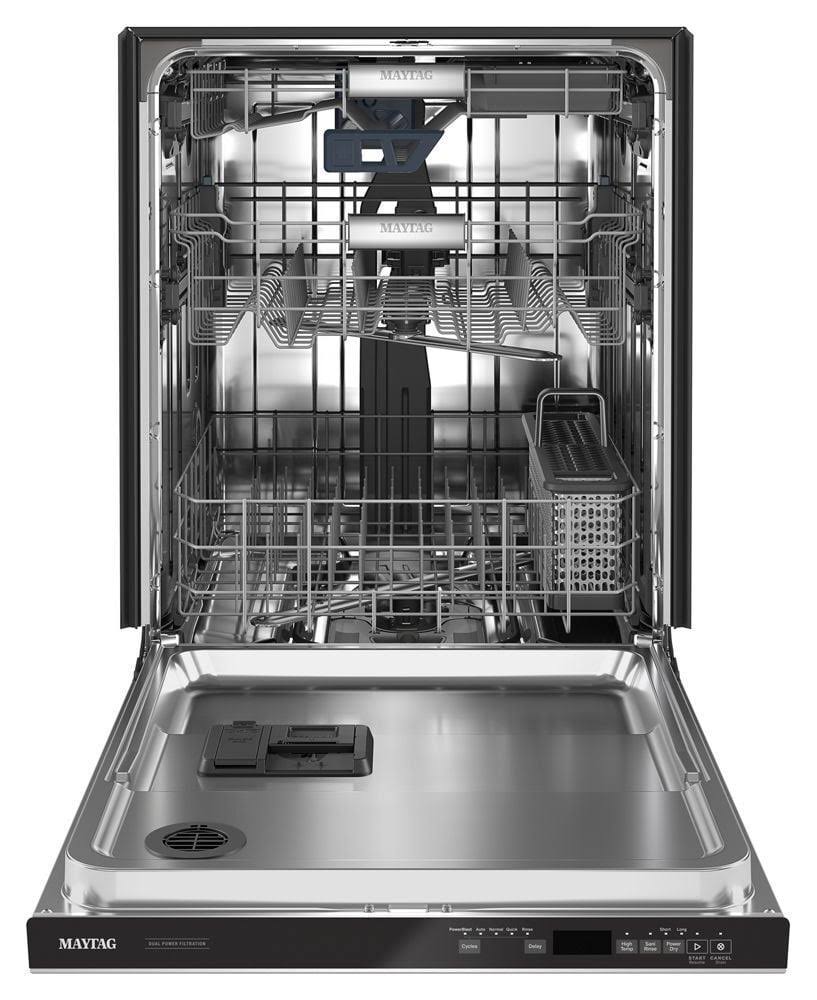 Top Control Dishwasher with Third Level Rack and Dual Power Filtration by Maytag