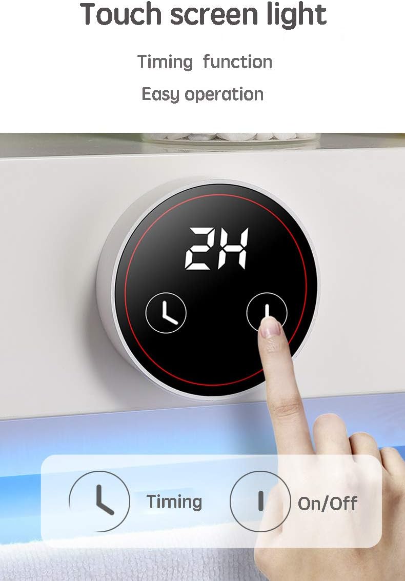 Towel Warmer with Built-in Timer and Wall Mounted Drying Rack