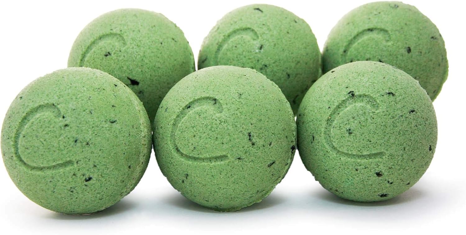 Cosset Bath Bombs - Sea Weed - Therapeutic Bath Bomb Treatment for Stiff Joints and Muscle Aches - 8-Ounce - Pack of 6 Pack of 2