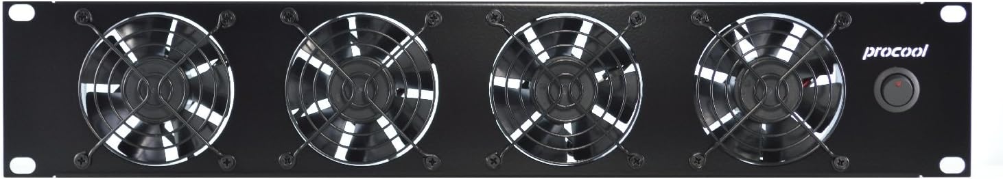 PROCOOL TV480 2U Rack Mount Intake Fan/High Power Cooling System Network Servers Data Center Industrial 19
