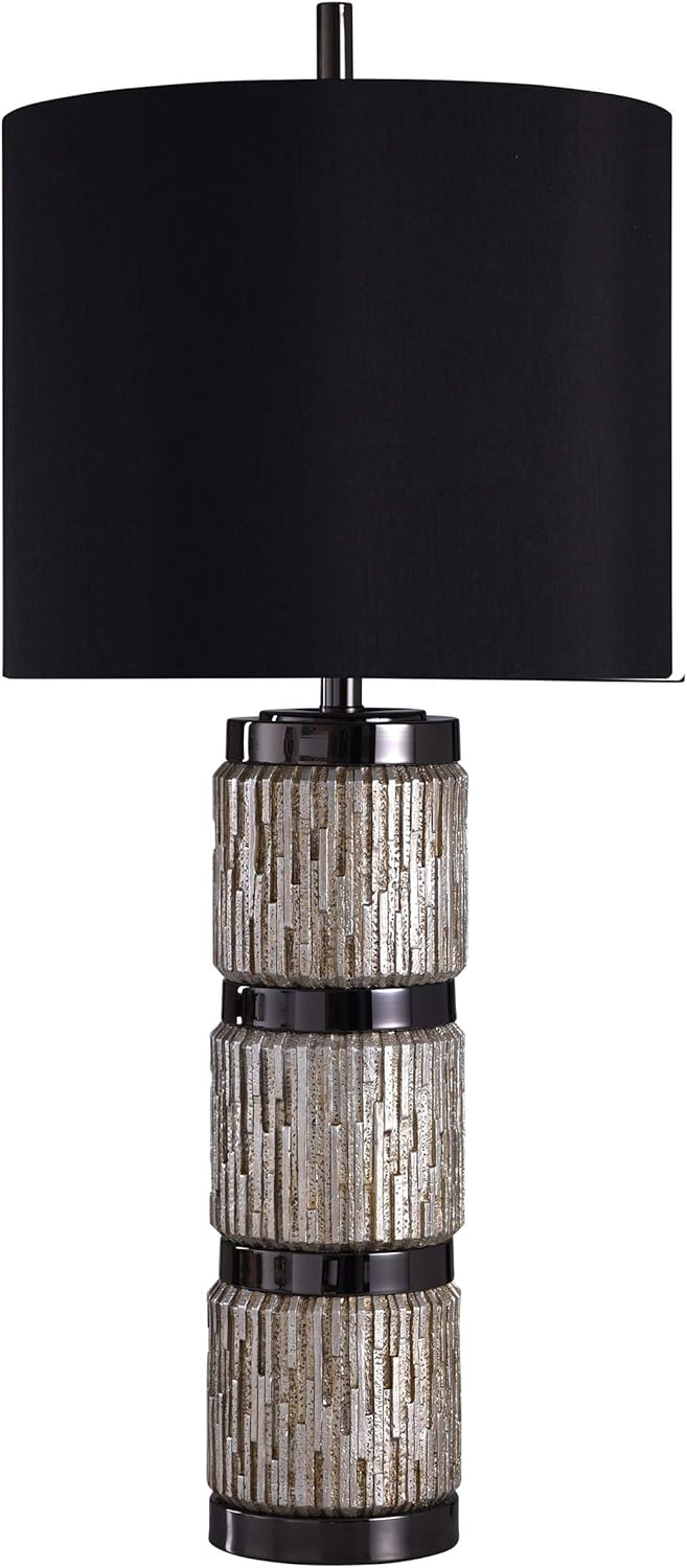 Collective Design L316032AM Indu Lamp, Black, Silver