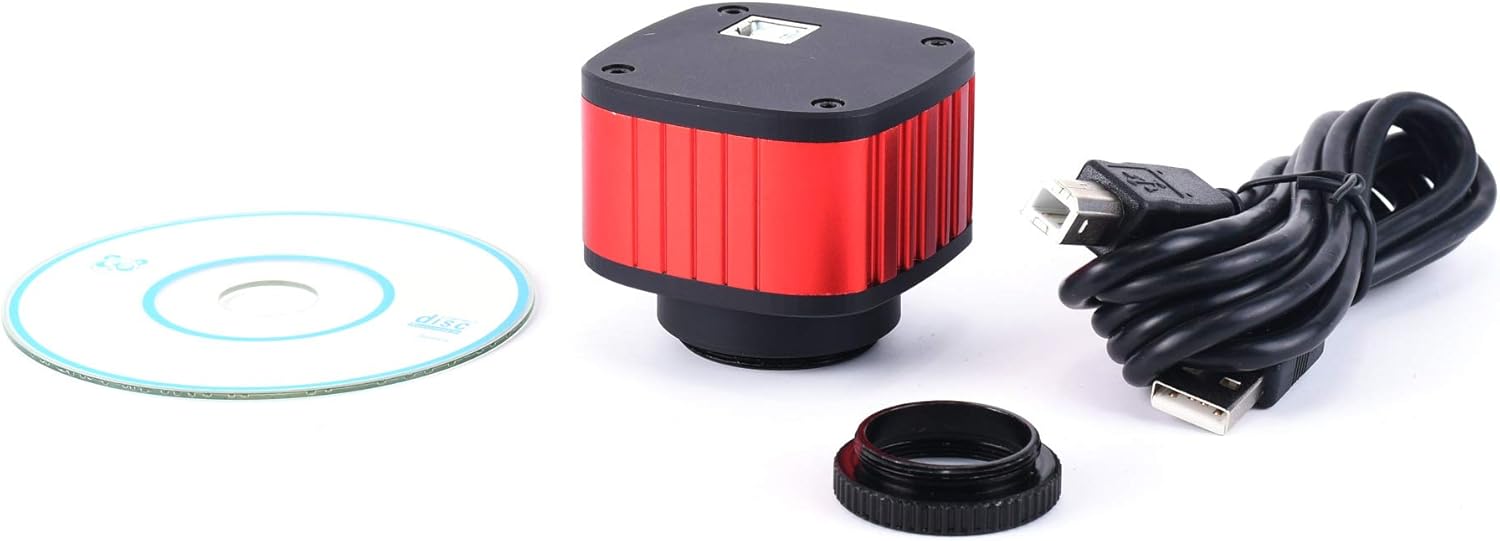 HAYEAR 12MP 1080P High Speed USB Electronic Industry Digital Microscope Camera with Calibration Software Compatible with Windows/Mac/Linux