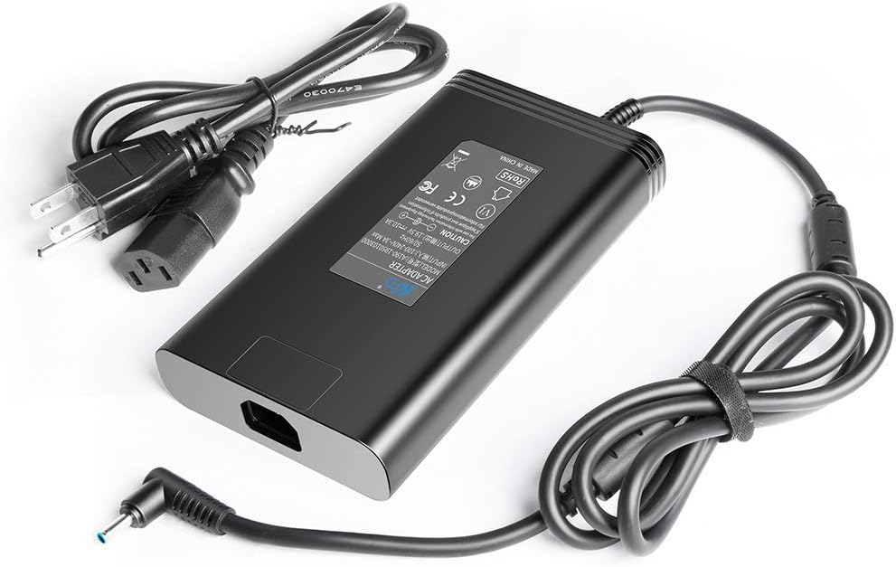 KFD 200W 19.5V 10.3A AC Adapter for HP OMEN 15 15t 17 17t ZBook 15 17 G3 G4 G5 G6 G7 Studio G3 G4 G5 G6 Pavilion Gaming 15 16 17 Envy 15 2020 15-cx 15-dc0000,TPN-CA03 TPN-DA10,L00818-850,ADP-200HB B Pack of 2