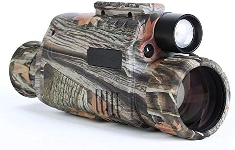 Night Vision Monocular 5X40 Night Vision Infrared IR Camera HD Digital Night Vision Scopes with 1.5” TFT LCD Take Photos and Video Playback Function and TF Card for Hunting