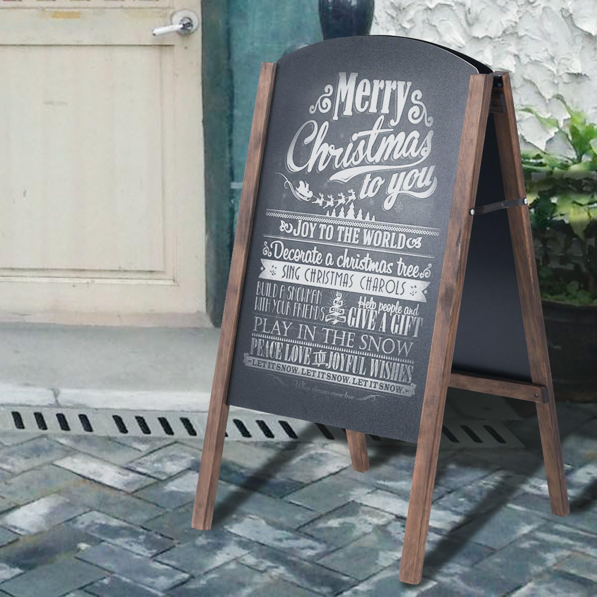GOFLAME A-Frame Chalkboard 18 x 31.5