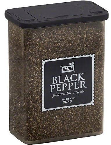Badia Ground Black Pepper Can 4 oz (Pack of 12)