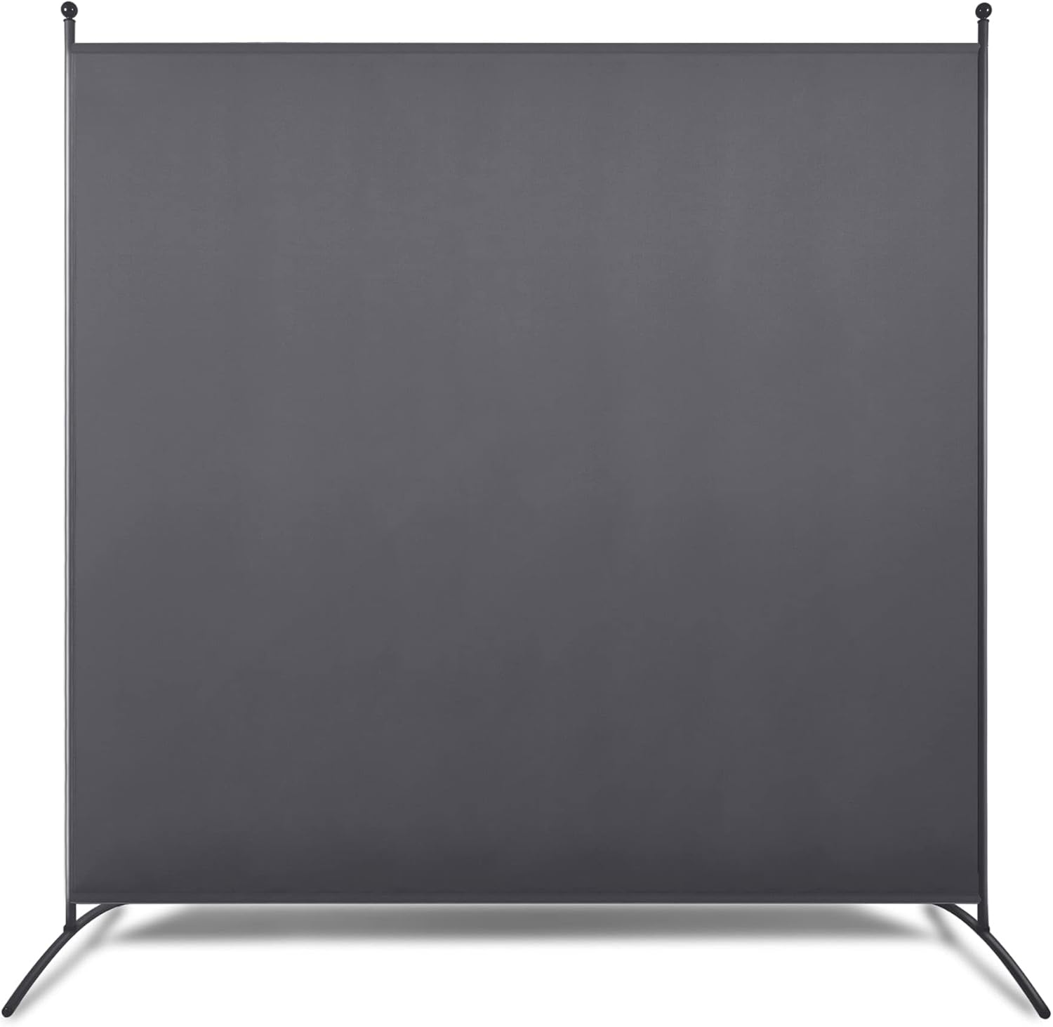 Room Divider One Panel Screen 70 inches 6 Ft Portable Freestanding Partition Privacy Screen for Home Office, School, Studio, Conference, Classroom, Dorm Room Decor 70'' W x 70'' H (Gray)
