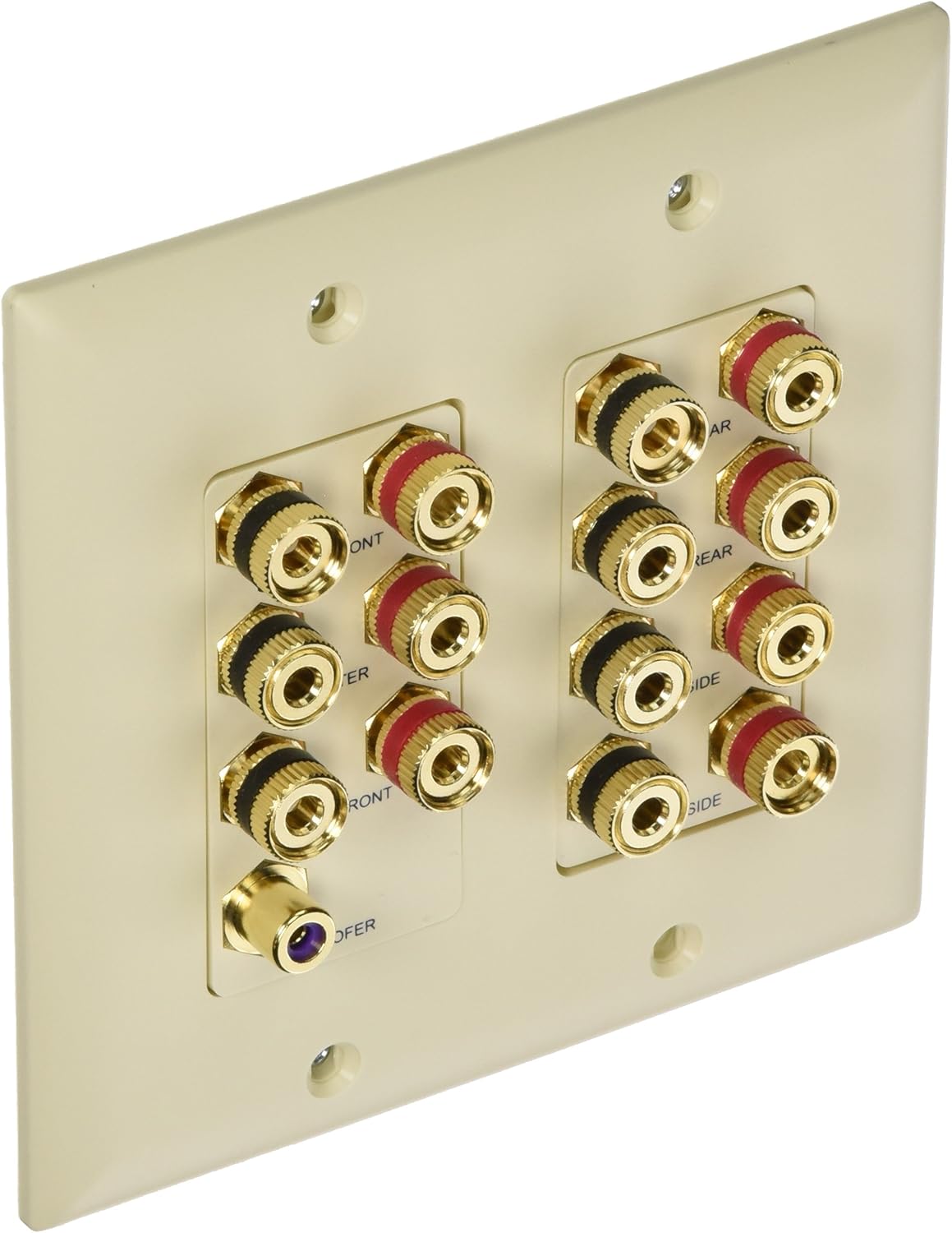 Legrand - OnQ WP9009DMV1 7.1 Home Theater Wp 2g Almond Pack of 2