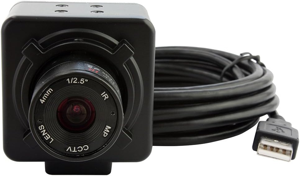 ELP 4mm Lens Aluminum Industrial Box Housing 960P Industrial Camera Pack of 2