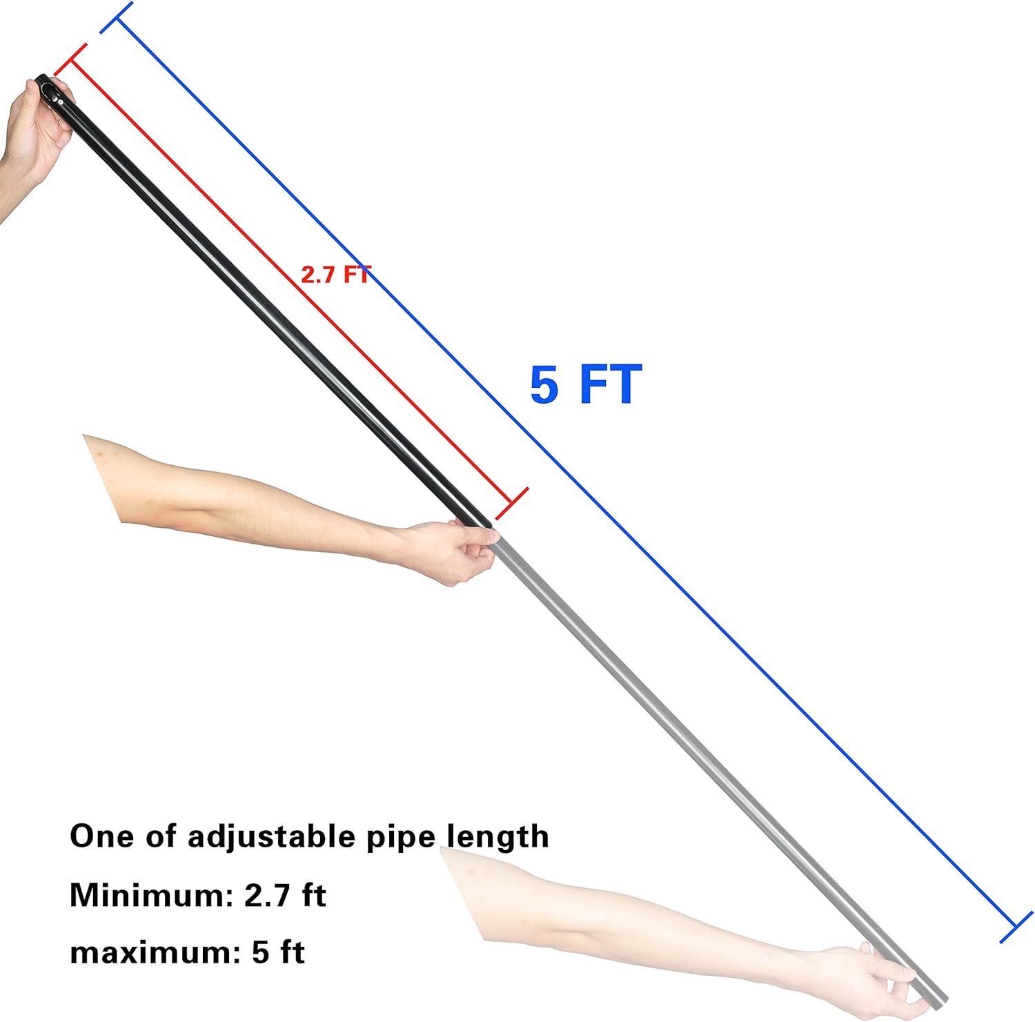 Emart Photography Studio Backdrop Background Kit, 10ft Adjustable Backdrop Stand Support System with 5x10ft Vinyl Plastic White Wood Floor Background Screen for Photo Video Shooting Pack of 2