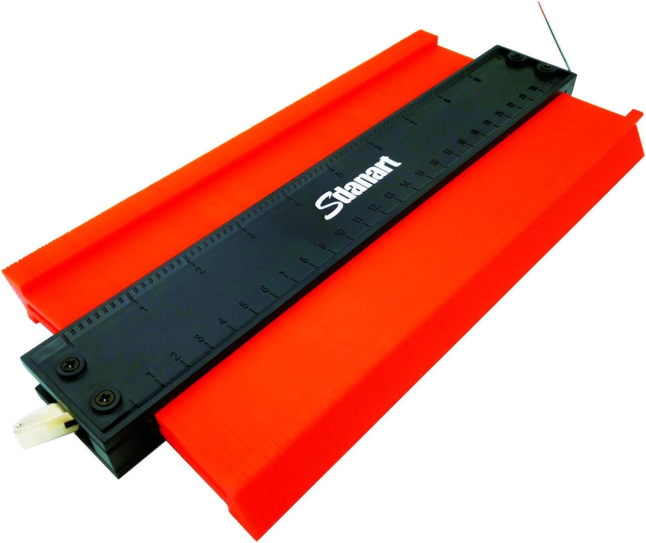 Contour Gauge with Lock：10 Inch，Sdanart Widen Shape Profile Gauge Duplicator Tool，Exactly Copy Irregular Shapes，Corners，Curves