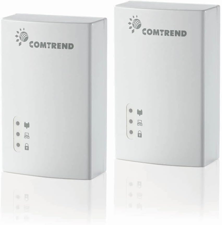 Comtrend G.hn 1200 Mbps Powerline Ethernet Bridge Adapter 2-Unit Kit PG-9172KIT Pack of 2