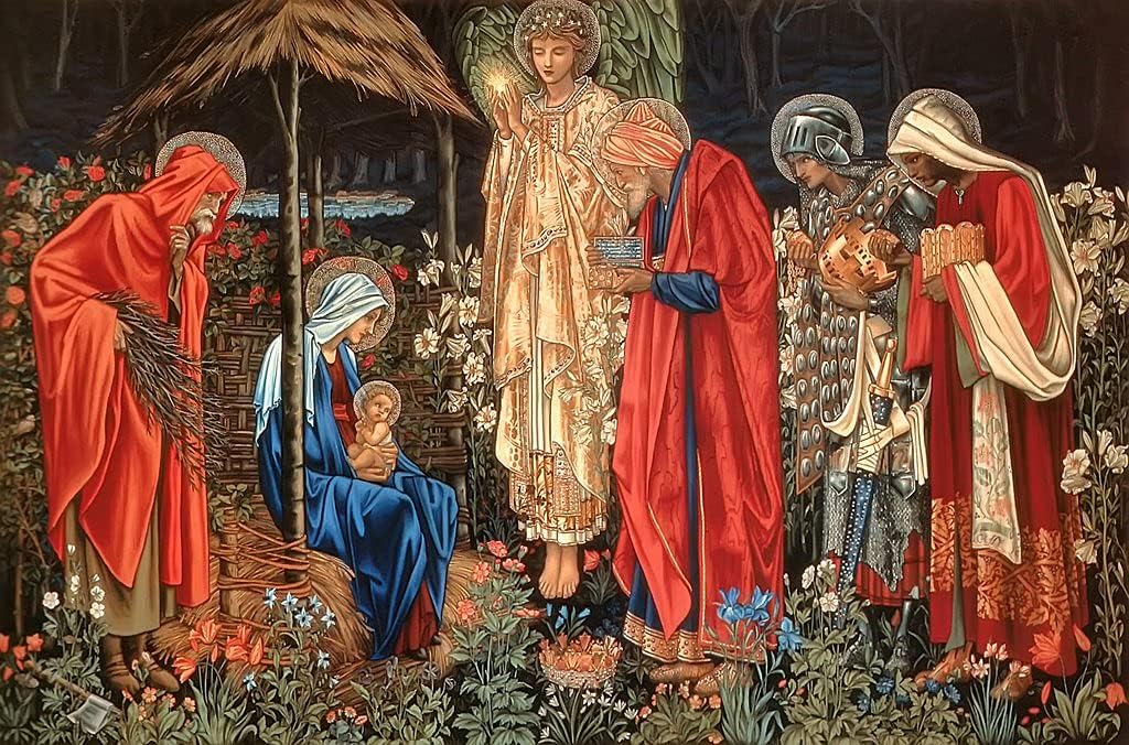 Wooden Christmas Jigsaw Puzzle for Adults - Adoration of The Magi - 253 Unique Wooden Pieces - Made in USA by Nautilus Puzzles Pack of 2