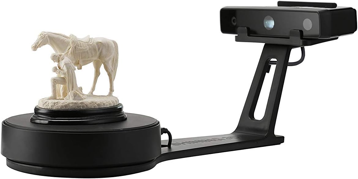 2021 White Light Desktop 3D Scanner, Fixed/Auto Scan Mode, Choose SE (0.1mm Accuracy, 8s Scan Speed, 700mm Cubic Max Scan Volume)