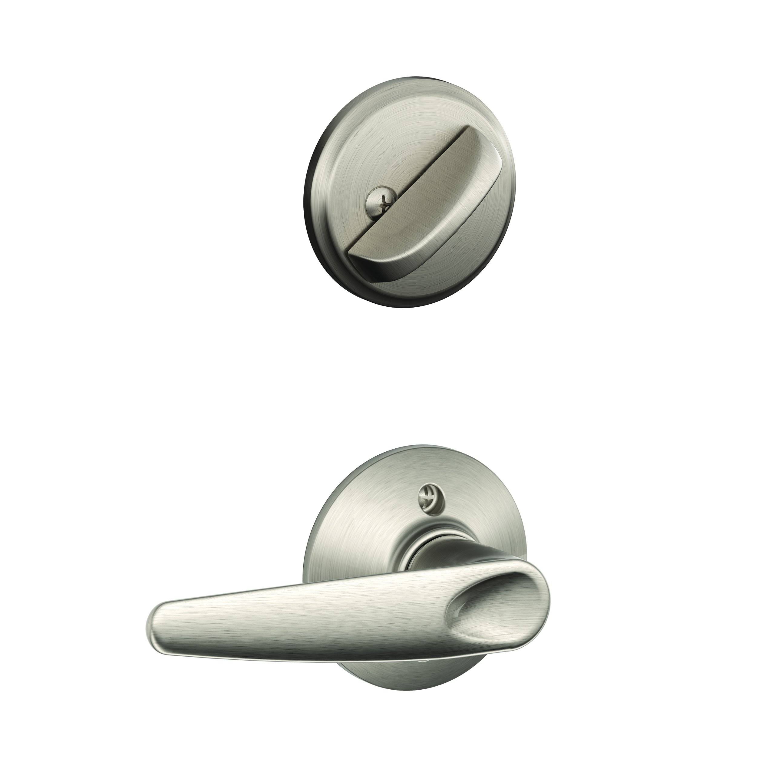 Schlage F59 Jazz Interior Active Trim Satin Nickel Finish