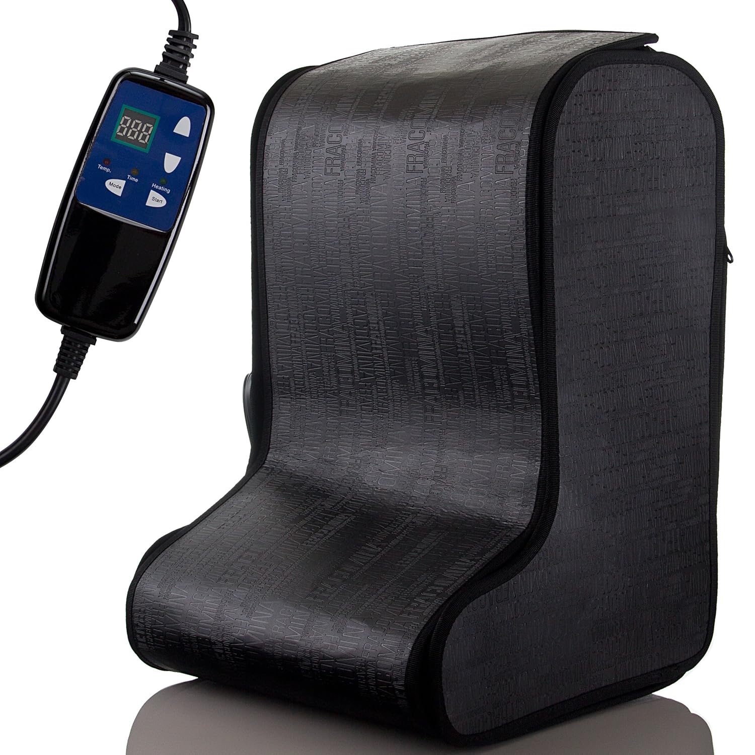 Portable Infrared Foot Sauna Heat Massage by Durasage w/Handheld Controller, up to 60min timer, up to 100+ degrees Fahrenheit Pack of 2