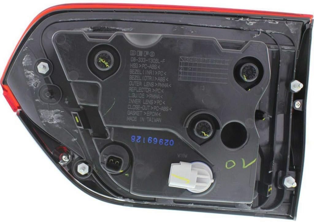 For Jeep Grand Cherokee 2014-2021 Inner Tail Light Assembly Inner Driver Side | SRT8 Trailhawk Model | Black Trim | CH2802106