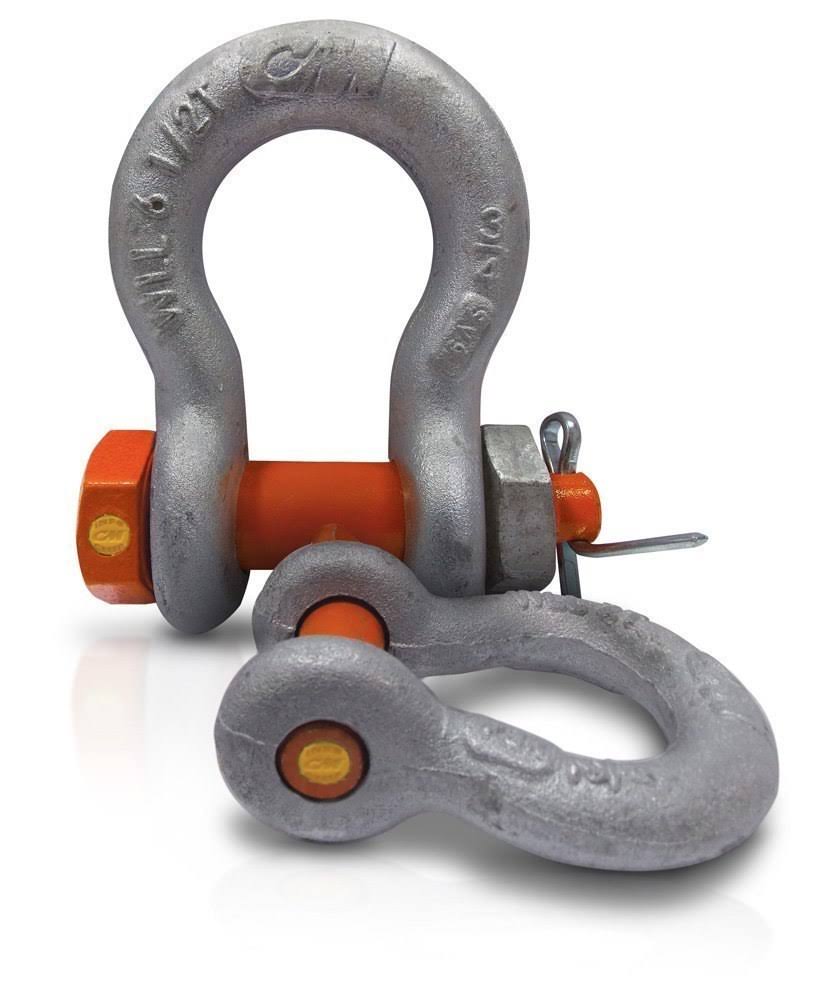 Bolt u0026 Nut Anchor Shackles - 1x22 Alloy Steel Anchorshackle Gal