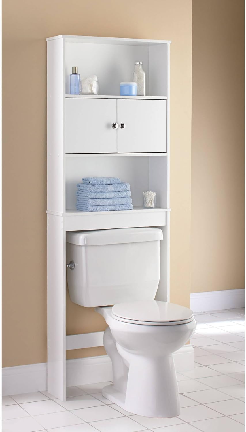 Supernon Mainstays Wood Spacesaver, White (White)