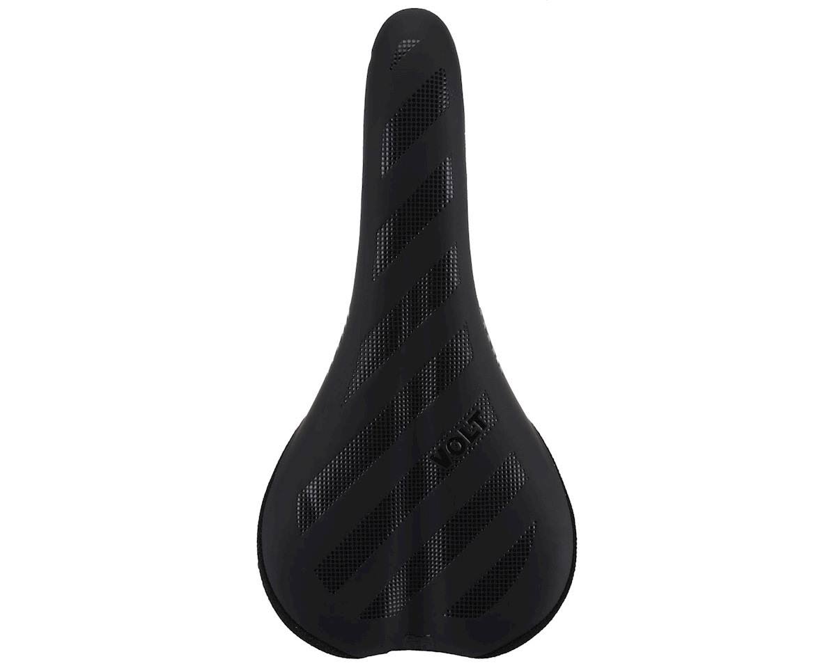 WTB Volt Team 142 Saddle: Titanium Rails, Black/Gloss Black