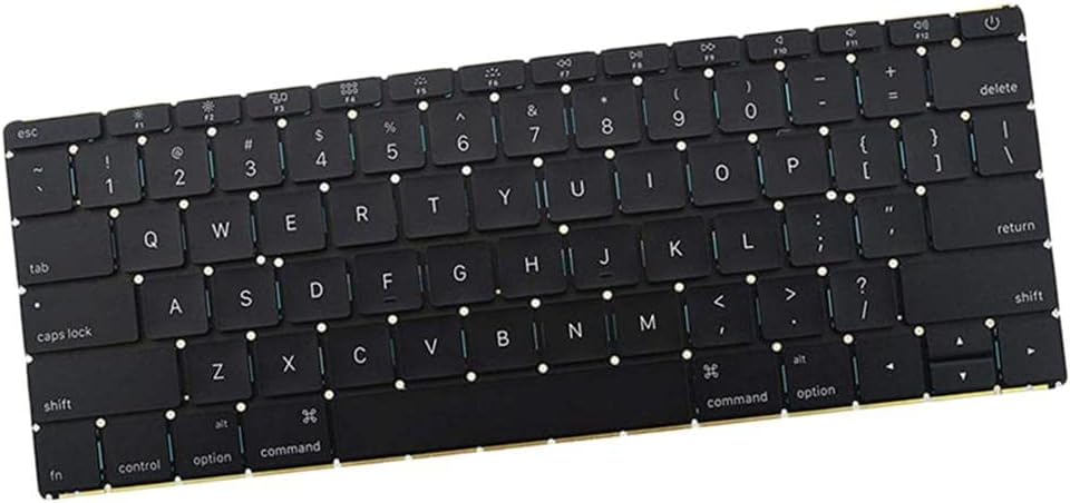 figatia Laptop Keyboard Backlight Replacement English American Repair Part for