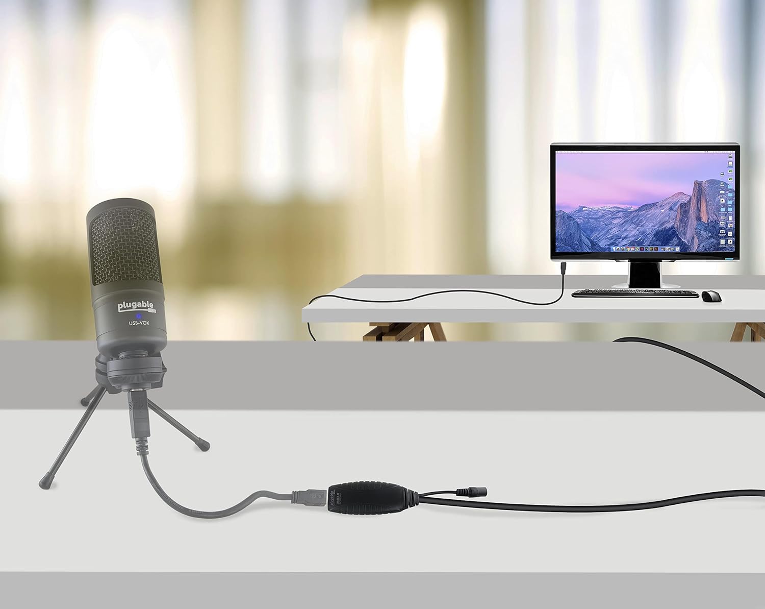 Plugable 10 Meter (32 Foot) USB 3.0 Active Extension Cable with AC Power Adapter and Back-Voltage Protection