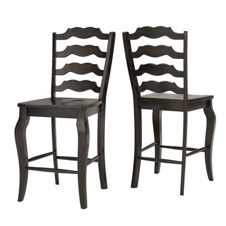 Oakpark French 24.21x22 Bar Stool Alcott Hill Color: Black