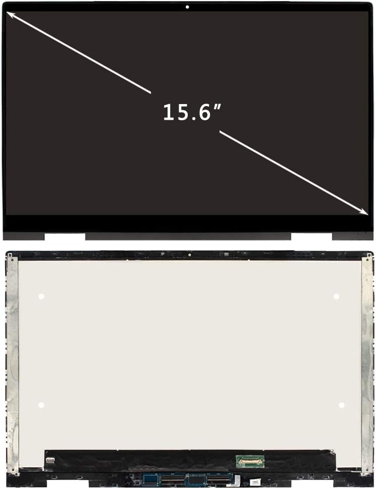 FIRSTLCD LCD Touch Screen Replacement L93181-001 Fit for HP 15M-EE 15-EE 15M-EE0013DX 15M-EE0023DX 15-EE0003CA 15-EE1077NR LED Display Digitizer Assembly +Black Bezel 15.6