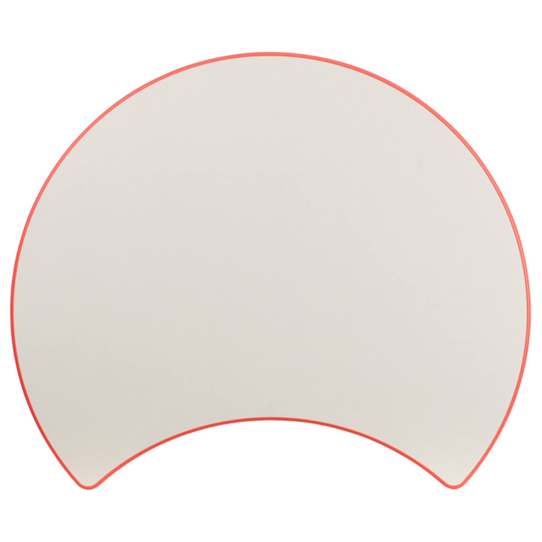 Flash Furniture Adjustable Cutout Circle Red Plastic Activity Table ..