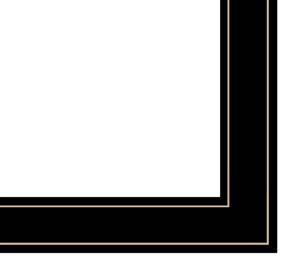 Trendy Decor 4U 21 in. Traveling Bear by Andreas Lie Black Framed Art