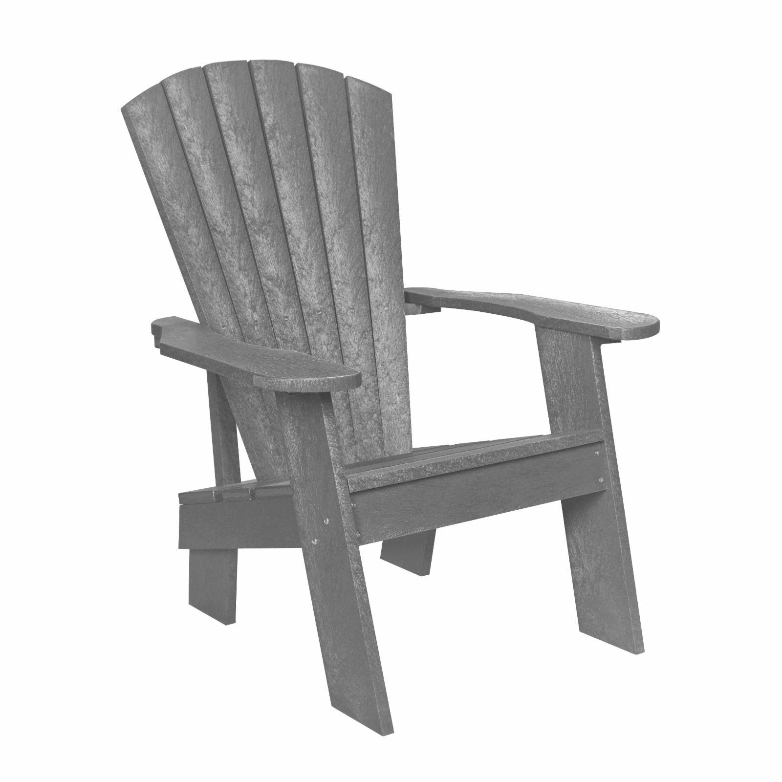 HN Outdoor Logan Recycled Plastic Adirondack Chair Driftwood
