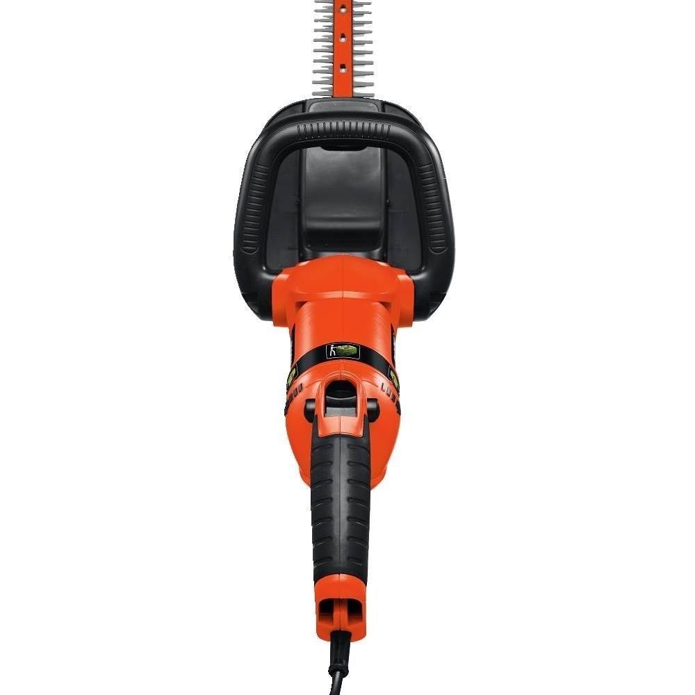 Black+decker Hh2455 3.3-Amp Hedgehog Hedge Trimmer with Rotating Handle and Dual Blade Action Blades, 24x22