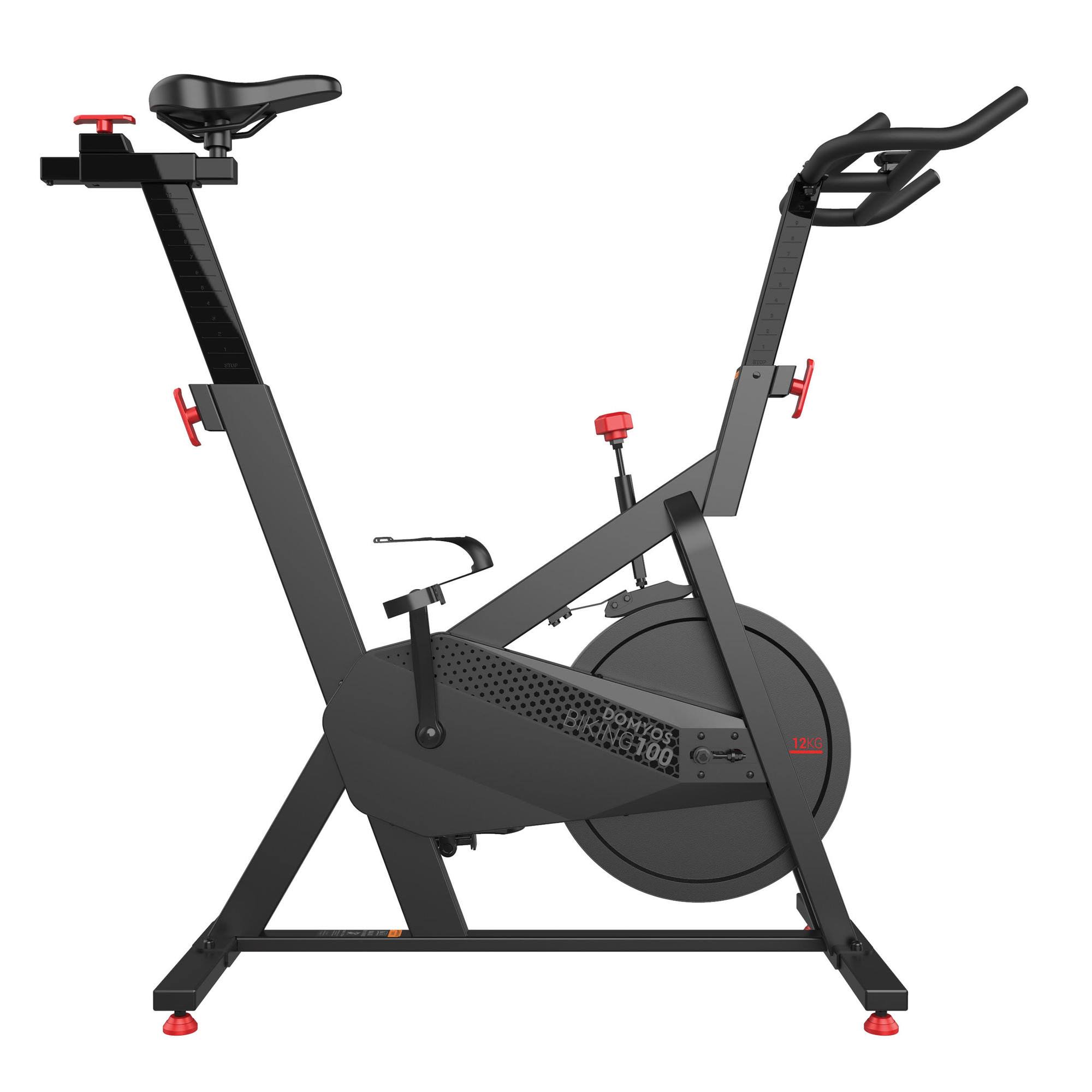 Domyos 100 Indoor Fitness Exercise Bike in Black