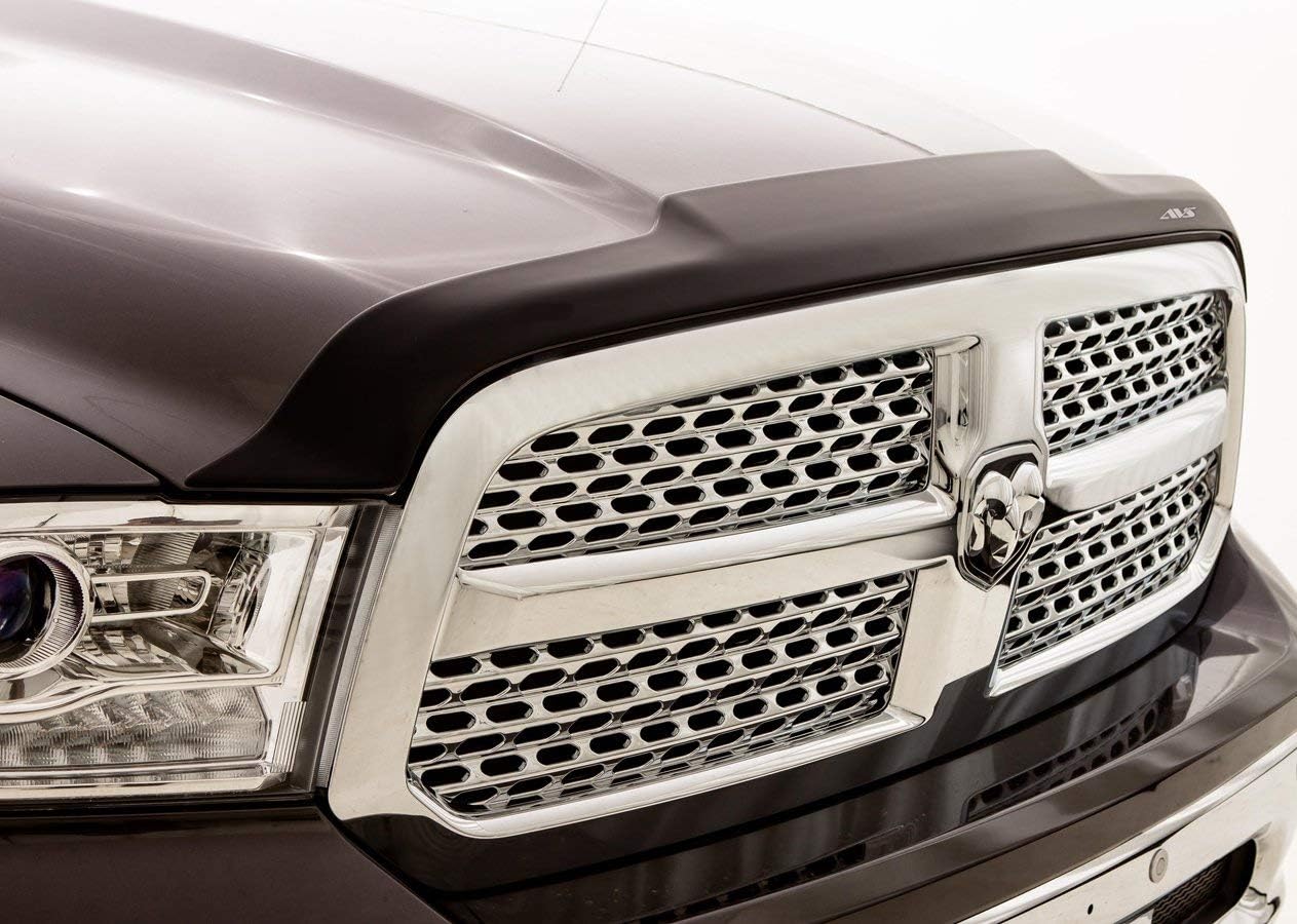 Auto Ventshade [AVS] Aeroskin Hood Protector | Low Profile, Matte Black, 1 pc | 377163 | Fits 2019 - 2022 RAM 1500 (Excludes Rebel & TRX Models)